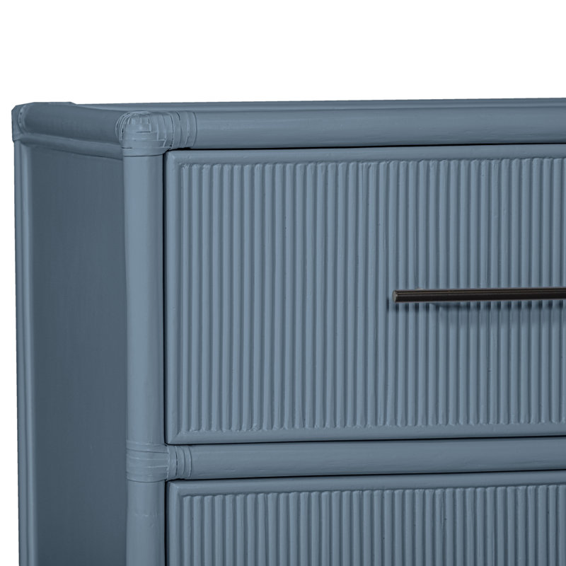 Commode à quatre tiroirs Juno, Bleu régate