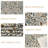 Block Print 100% Cotton 17"X32" Inch Fabric Set of 4 Waffle Weave Hand, Kitchen Towel