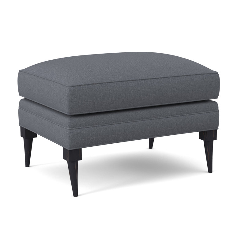 Perry Ottoman, Vintage Ebony, Elise Harbor