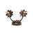 12" Wide Chantilly 2 Light Wall Sconce