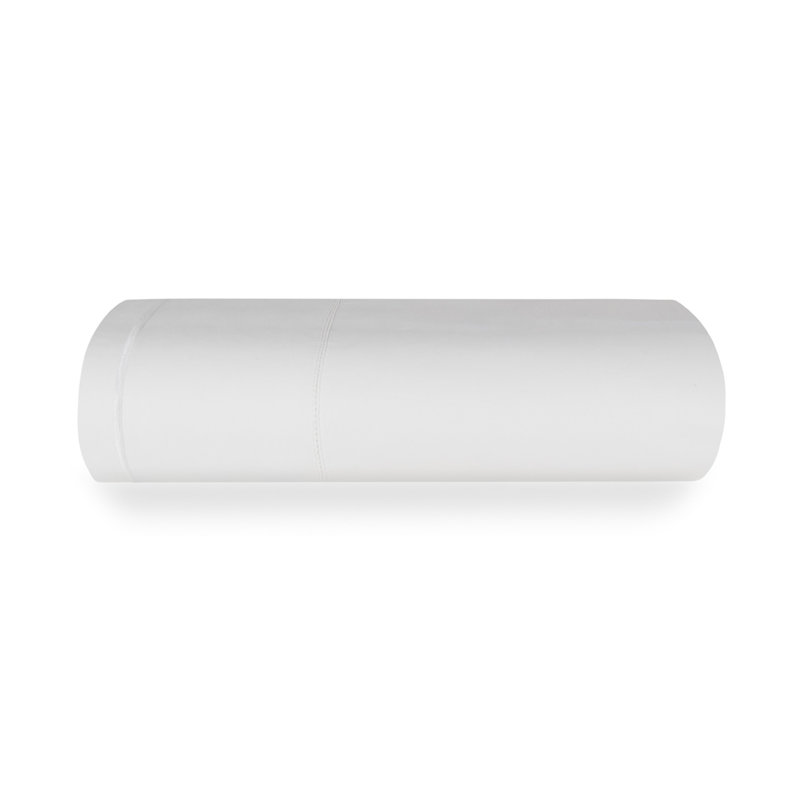 Sierra 100% Egyptian cotton percale sheet set, white-white, King