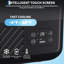 Réfrigérateur de voiture portable 13 pte, congélateur de réfrigérateur à compresseur de 12 L - 4 ° F à 68 ° F, 12 / 24V DC et 110V AC, contrôle de l'application, lumière LCD, batterie prête