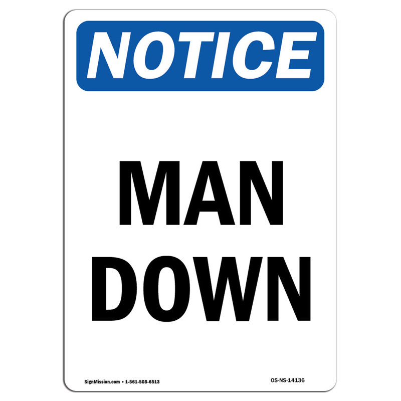 Signe «Man Down»