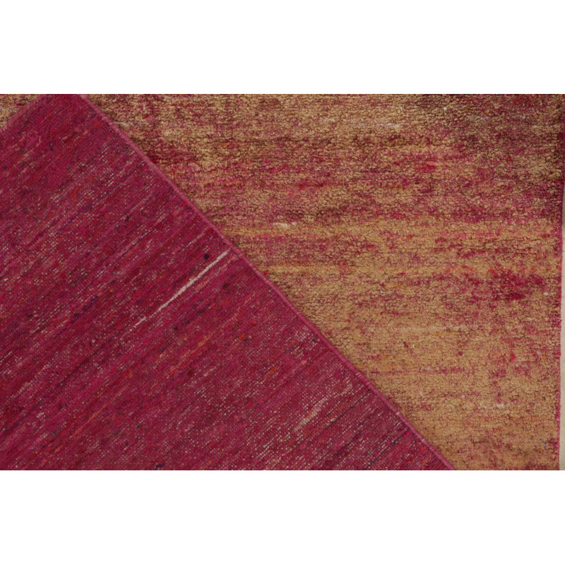 Hand Knotted Wool Area Rug