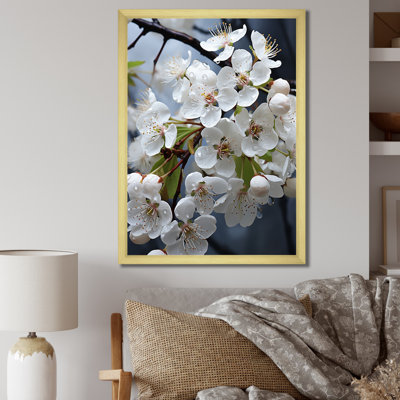 «Apple Blossom Minimalist Serenity III», reproduction sur toile florale