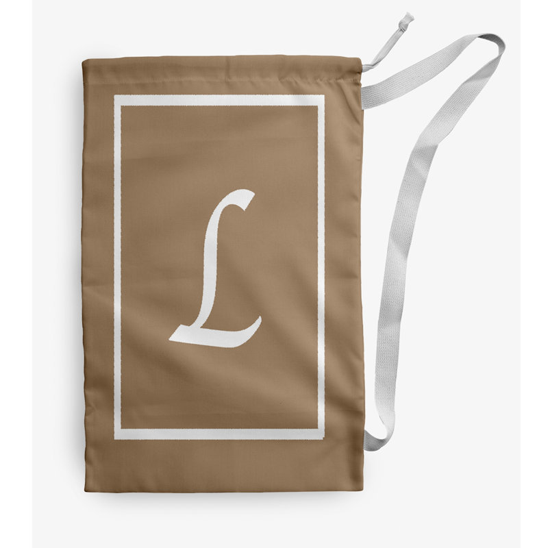 Sac à linge Monogram, Petit (H 29 po x l 18 po), Brun