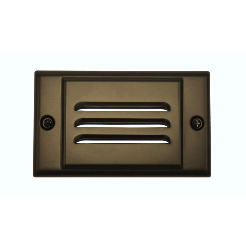 Horizontal Faceplate LED Step Light, Oil-Rubbed Bronze