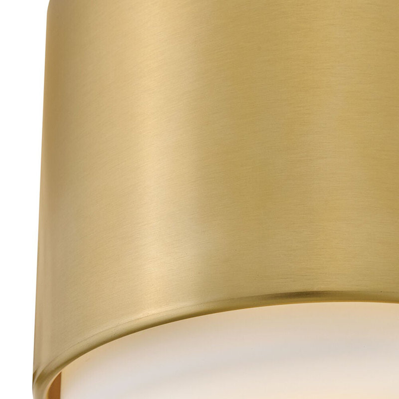 Hinkley Cedric Flush Mount Flat, Lacquered Brass