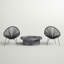 Addyson Round Steel Propane Fire Pit-29981853