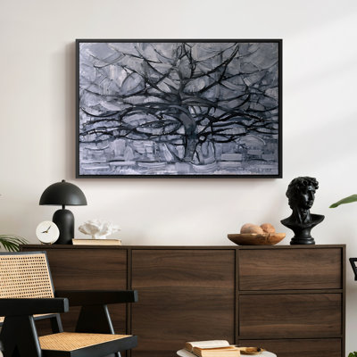 The Gray Tree, 1911-Piet Mondrian-Framed Gallery Wrapped Canvas