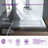 48" W x 32" D Solid Surface Single Threshold Shower Pan Base with Drain Assembly & Drain Cover Included, Non-Slip-36500019-65273928