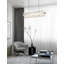 Lustre moderne moderne en cristal à DEL-424075544-424075549
