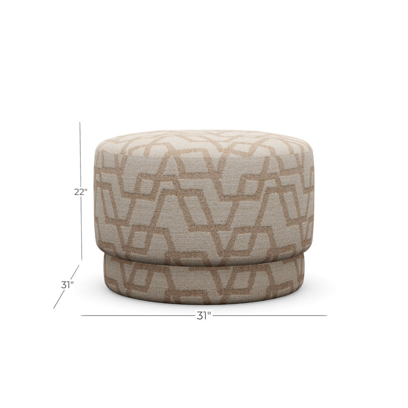 Cremini Small Ottoman, Perky 855412