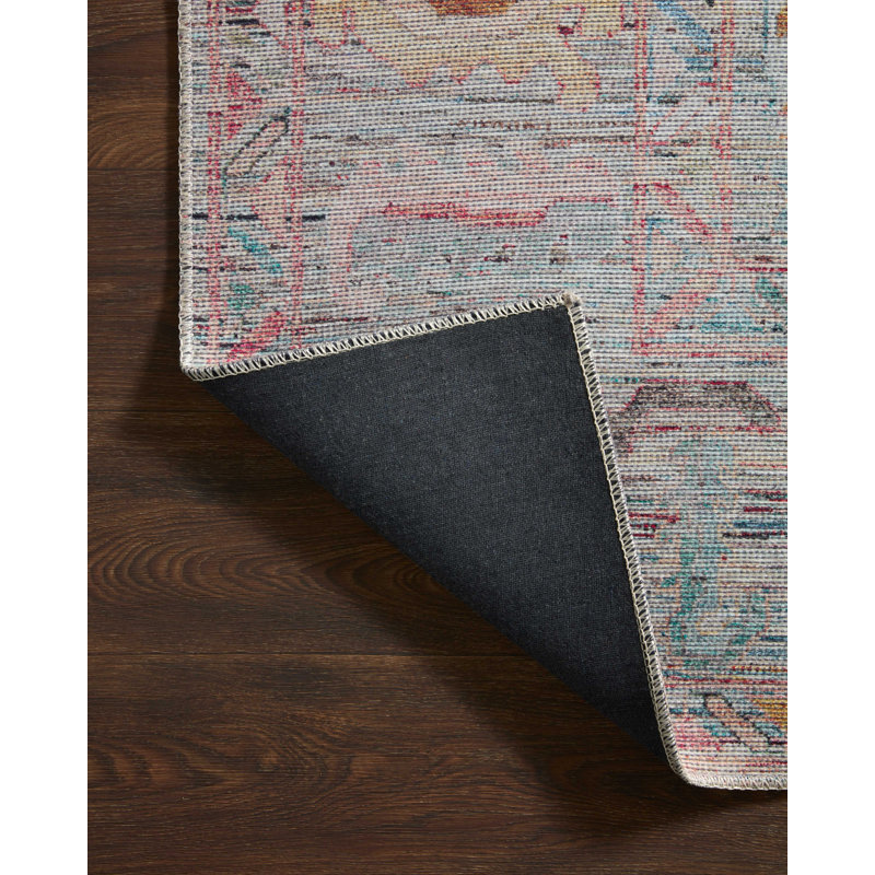 Oriental Elysium Gray 9'6" x 14' Low Pile Area Rug