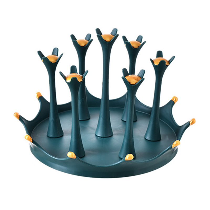 Séchoir rotatif en verre, 11.14" H x 11.14" W x 2.36" D