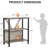 Smart LED Bookshelf - Wood & Metal Storage Organizer with Color-Changing Lights for Home & Office