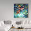 Duniya «Dancing Colors Koi», reproduction de peinture acrylique sur toile tendue-29769664