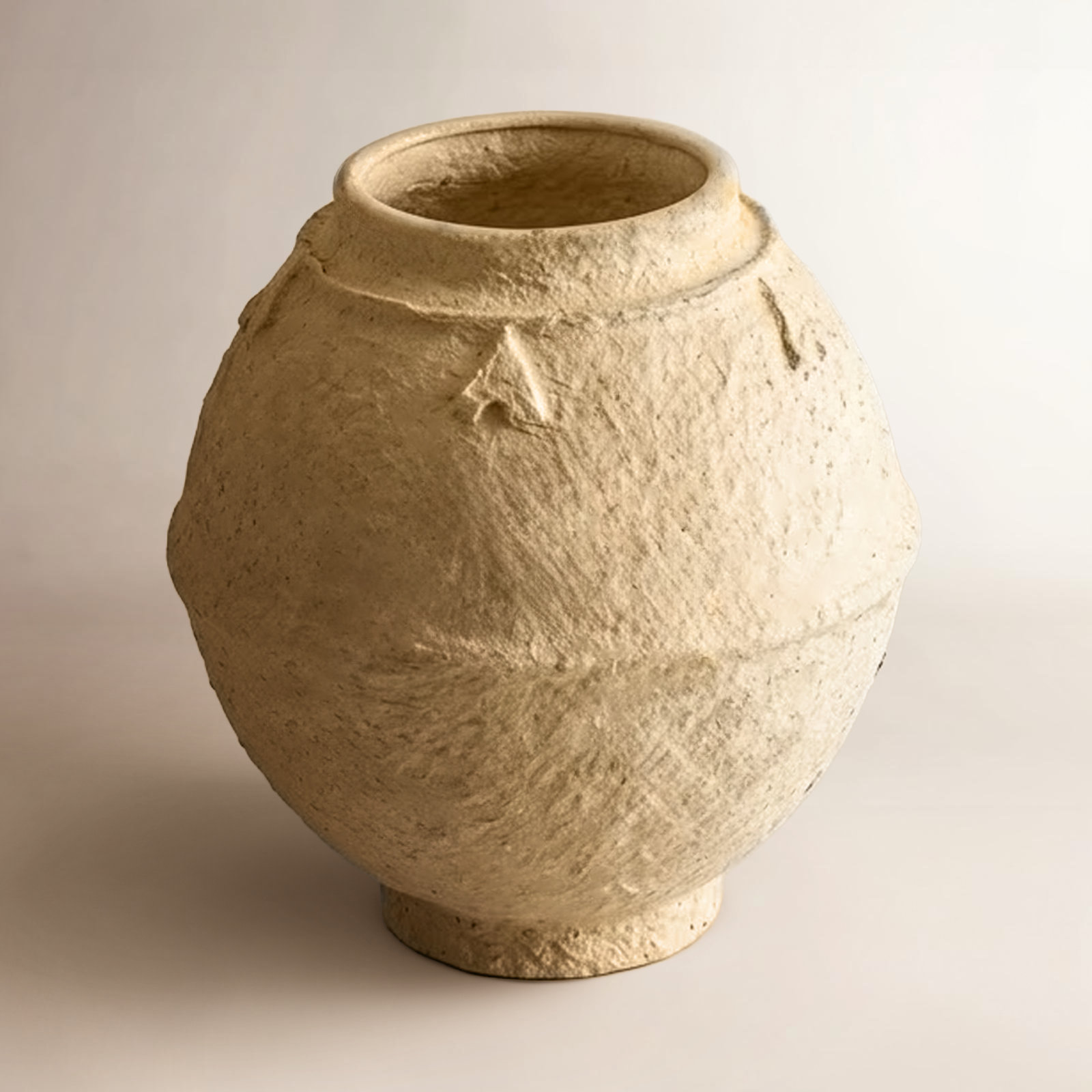 20'' Handmade Paper Decorative Urns & Jars