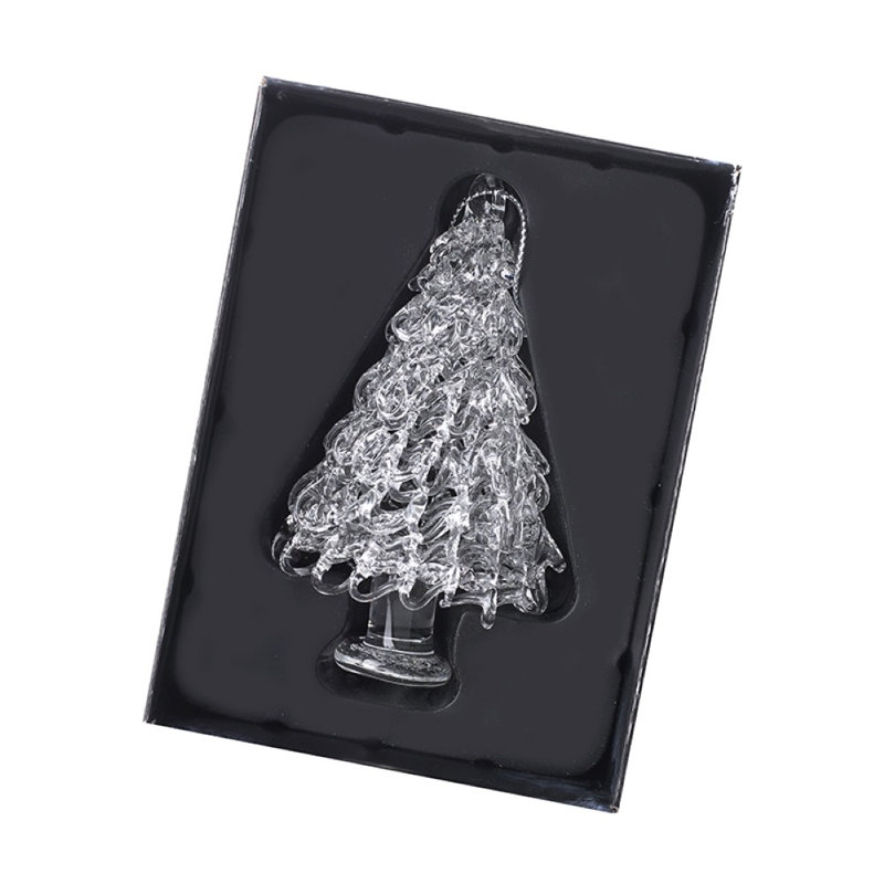 Hanging Glass Christmas Tree