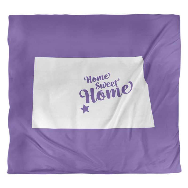 Housse de couette bismarck doux, Microfibre, Housse de couette pour très grand lit, Mauve
