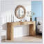 Table d'appoint en bois, table de couloir au design minimaliste, console