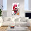 «Vibrant Rooster Profile Colorful Elegant Vibrant Bird Nature Landscape», art mural-129142850