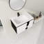 Meuble-lavabo mural moderne avec lavabo en céramique-209024229