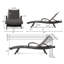 Ensemble de chaises longues inclinables 79,5 po Blaise-365225113
