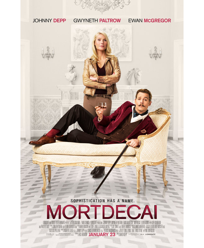Mortdecai, H 18 po x l 12 po