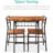 2 - Person Four Leg Dining Set