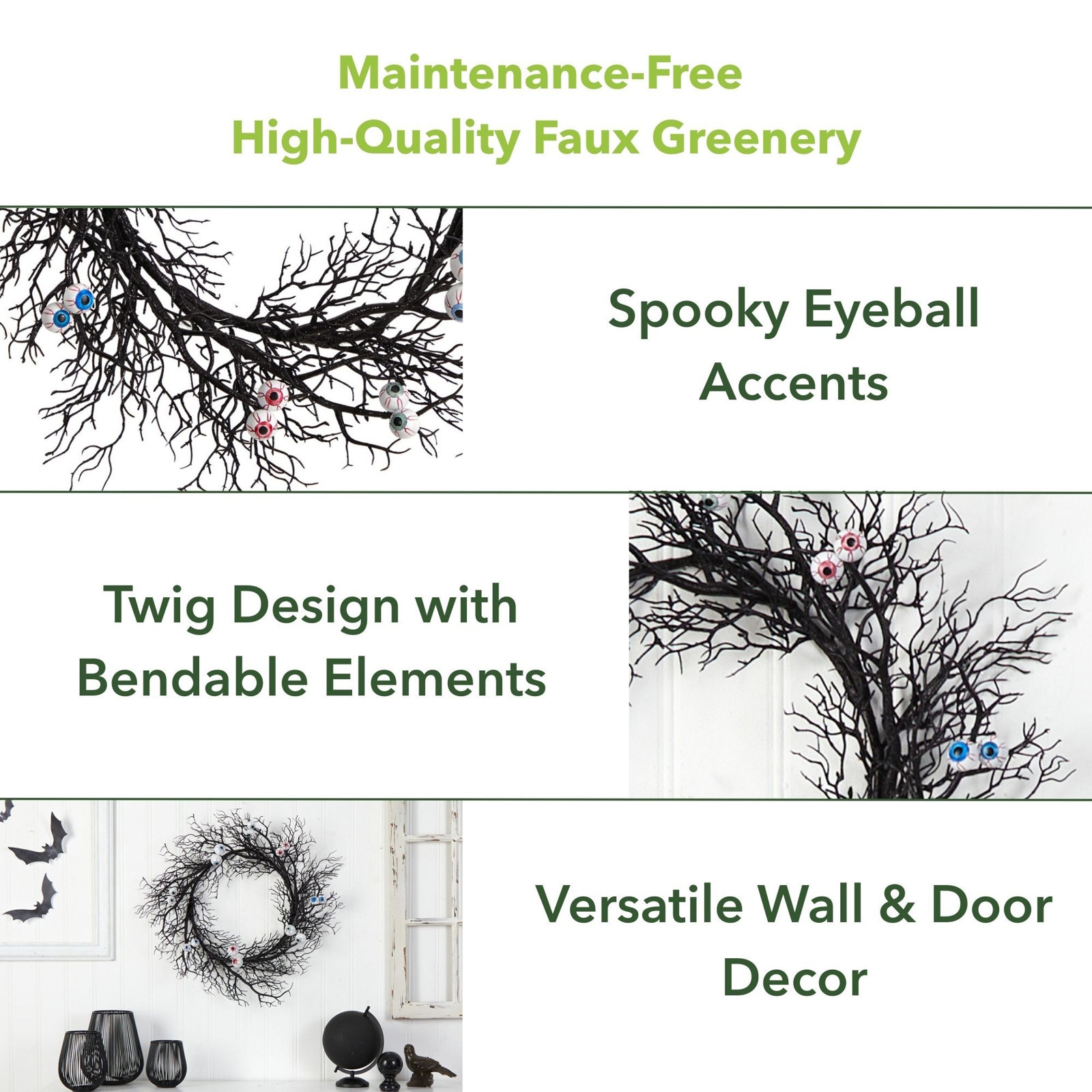 30'' Halloween Wreath