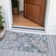 Machine Washable Indoor/Outdoor Xhevrie Blue Rug