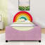 Lit de jour simple tapissier arc-en-ciel