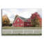 «Fall Barn» par Lori Deiter, art mural en verre acrylique