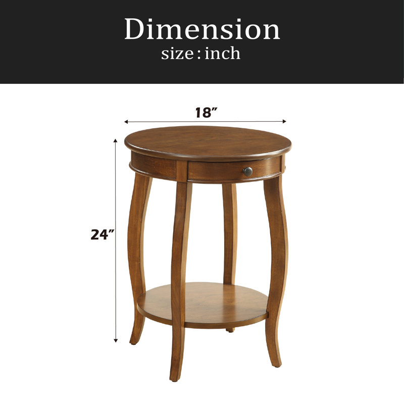 Finish Accent Table, Walnut
