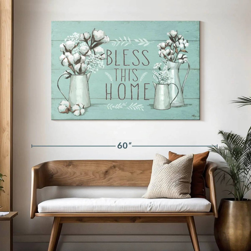 Plaque murale «Blessed Mint», H 32 po x l 48 po