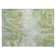Machine Washable Indoor/Outdoor Xhevrie Green Rug