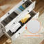 101'' Farmhouse Pantry Cabinets, Dining Hutch With Drawers And 3 Tier Adjustable Shelves, White