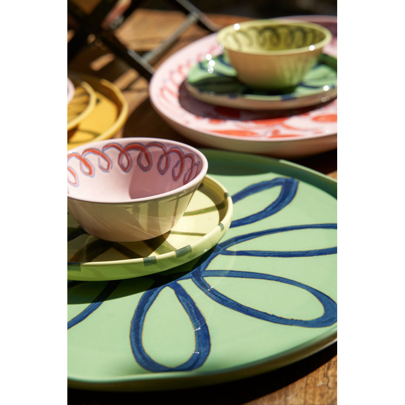 Amalfi Appetizer Plate - Lime - 7.1", Lime