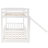 White Twin Over Bunk Bed - For Easy Reach And Slide Joy With Playful Secure Finish-533384233