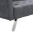 Dark Grey Lounge With Breathable Fabric And Style Gray Bed Adjustable Positions-1812907036