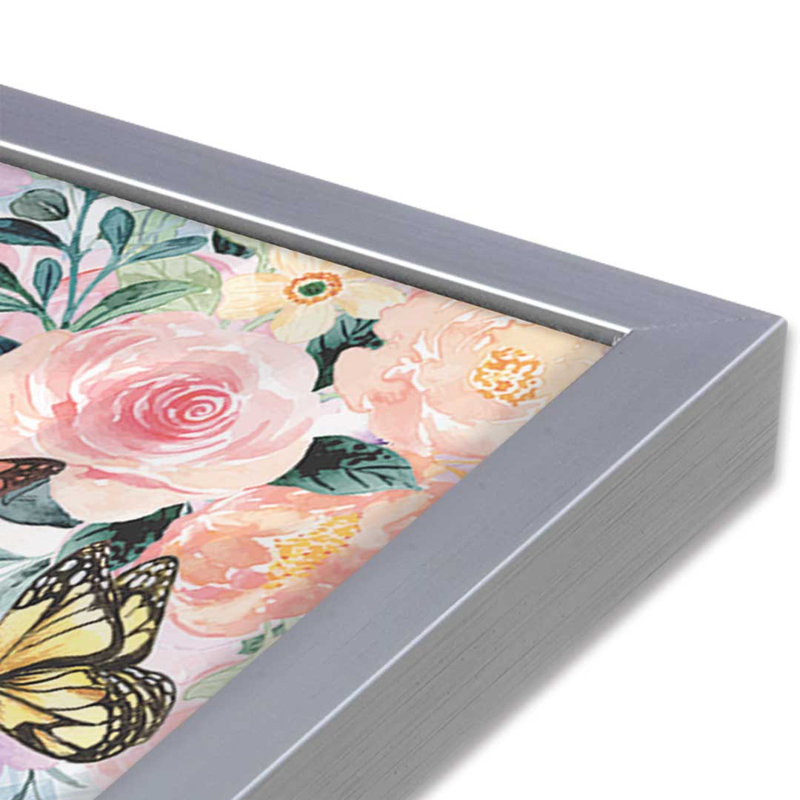 «In the Kitchen Mixer» par Nicole DeCamp, reproduction d'art, H 37,5 po x l 37,5 po, Silver, Impression encadrée
