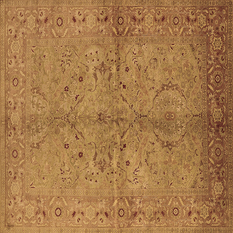 Maliek Performance Oriental Indoor Rug, Square 8'