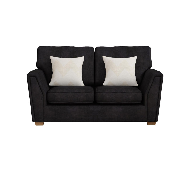 Wendleberry Two Seater, Fixed Back, Dark Mink