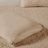 3 Piece Split Corner Pleated Quilted Bedspread Khaki Queen