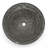 Moonshell 17" Light Black Tempered Glass Circular Vessel Bathroom Sink - Clearview Collection-129910054