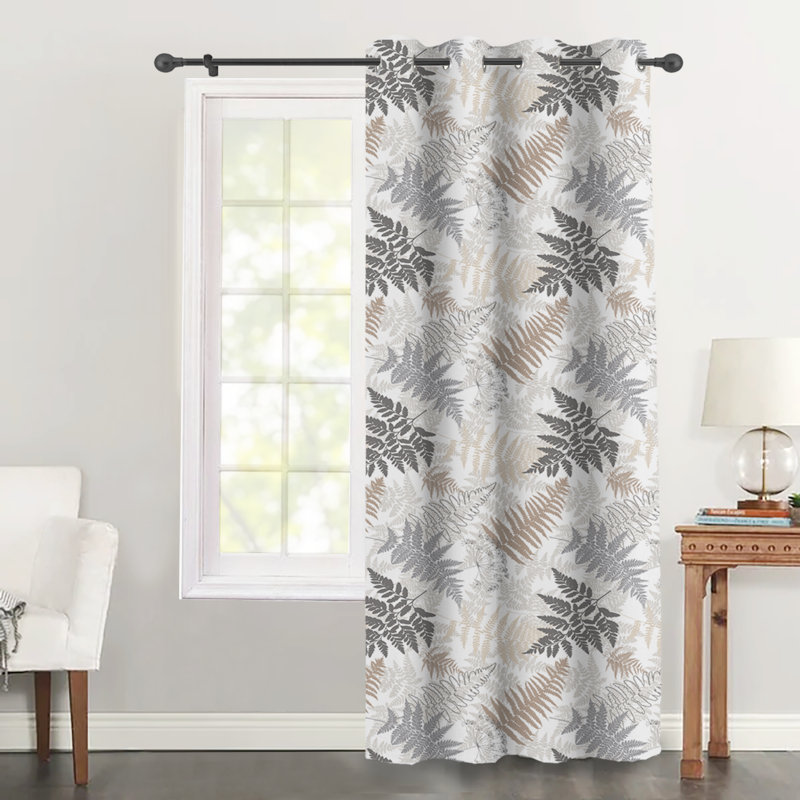 Panneau de rideau simple obscurcissant en polyester Cohbert, L 54 po x L 95 po