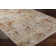 Rayia Abstract Machine Woven Polyester Area Rug in Rust