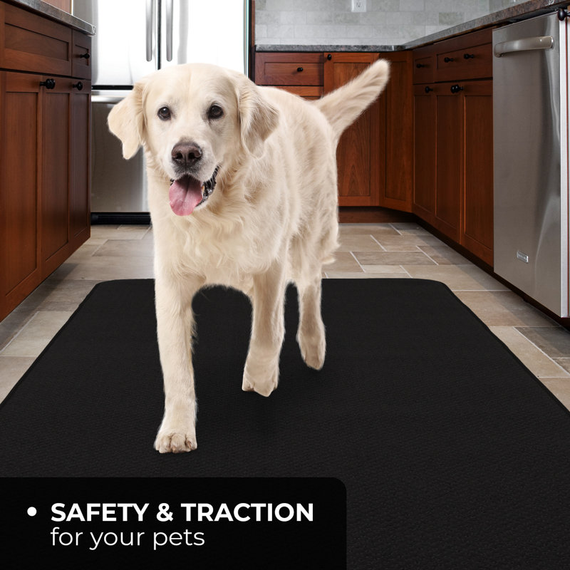 Tapis de couloir antidérapant - noir, Tapis de couloir 2 pi 3 po x 10 pi