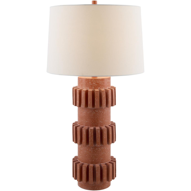Lampe de table Alveena, Orange